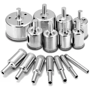 ensemble de scie-cloche pour le marbre 15 Pcs MGB17