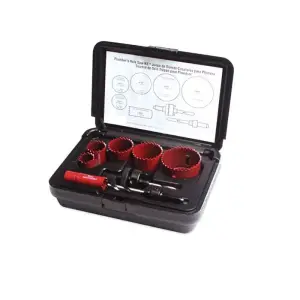 Ensemble de scie-cloche à métaux bi-usage général 9PCS b120