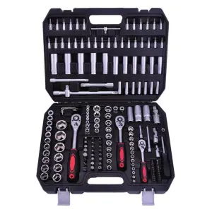 COFFRET 171 PIÈCES DOUILLES ET CLIQUETS KRAFTMULLER KP14785