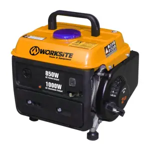 Groupe électrogène essence portatif 3000 tr/min 1000W WORKSITE EGT102