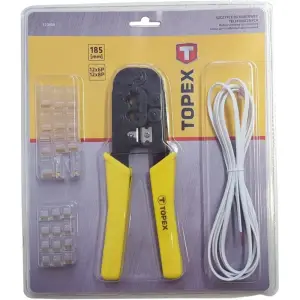 PINCE POUR EMBOUTS RESEAUX 185MM TOPEX 32D408
