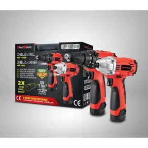 Kit visseuse + boulonneuse 2 batterie 18V 2.0Ah Kraftmuller KM2PV