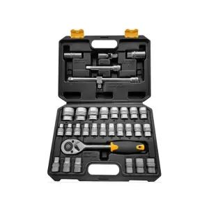 COFFRET DOUILLES ET CLIQUET 32PCS CrV WORKSITE WT8054