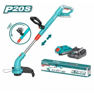Débroussailleuse coupe herbe sans fil avec batterie 20V 2ah et chargeur rapide TOTAL tgtli20301