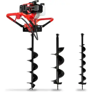 TARIÈRE THERMIQUE 73CC + 3 FORETS 10, 15, 20CM 3y5p-0818