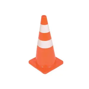 Cone de signalisation souple - 70 cm