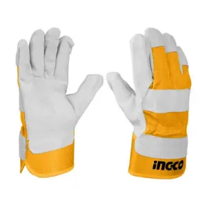Gants en cuir de veau retourné INGCO HGVC01