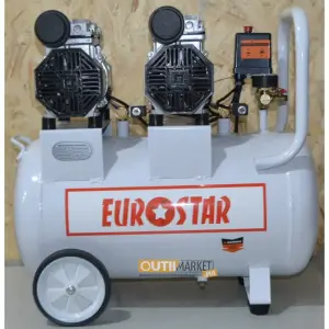Compresseur silencieux 50L 2x0.75HP - EUROSTAR IT-023M