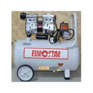 COMPRESSEUR SILENCIEUX 50L 1X0.75HP - EUROSTAR IT-034M