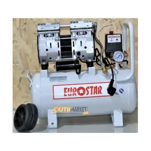 COMPRESSEUR SILENCIEUX 25L 1X0.75HP - EUROSTAR IT-072M
