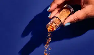 Paillettes alimentaires dorées