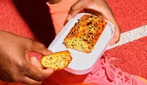 En-cas salé cake poulet, tomate, emmental