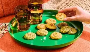 10 cookies apéritifs chèvre, poivrons, feta