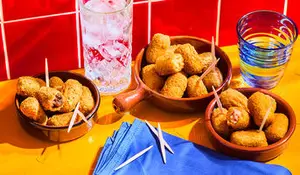 Croquetas, assortiment de croquettes