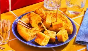 Tortilla aux oignons