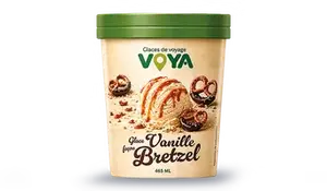 Glace vanille façon bretzel, Voya
