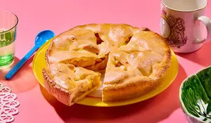 Apple pie, pomme, pâte sablée, cannelle, 6 parts