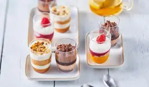 9 mini-coupes pâtissières