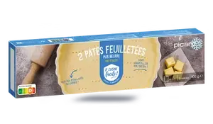 2 pâtes feuilletées, pre-étalées pur beurre