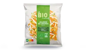 Julienne de légumes bio, France
