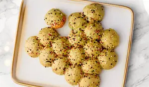 Le sapin brioché cœur pesto rosso