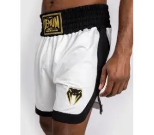 Venum CLASSIC Boxing Shorts - White/Black