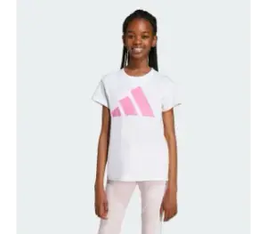 JG BL TEE 160 WHITE/PNKFUS