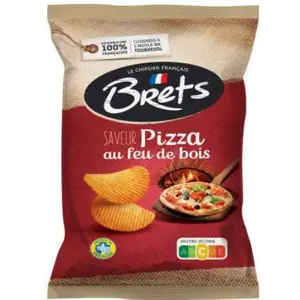 Chips Saveur Pizza Bret's 125g