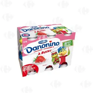 Pack Yaourt à Boire Fraise Danino 6x100g