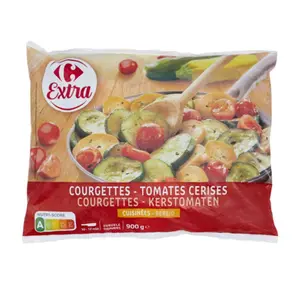 Courgettes et Tomates Cerises Carrefour Classic 900g