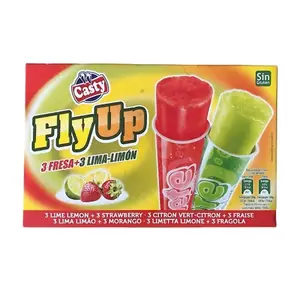 Bâtonnets Glace 3 Citron 3 Fraise Casty 6 unités 15ml