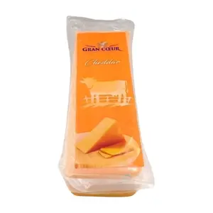 Fromage Cheddar Bloc Orange Grand Coeur 100g