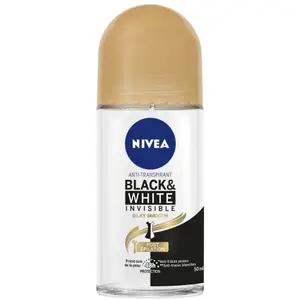 Déodorant bille Femme Black & White Silky Smooth 50ml - NIVEA