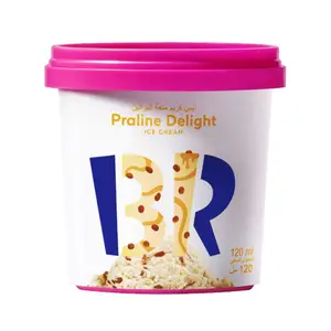 Baskin Robbins bac de crème glacée praliné 120ml