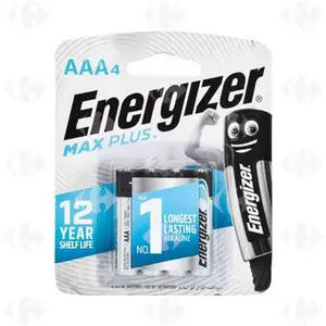 Piles AAA Max plus Energizer 4 unités