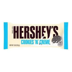 Tablette de chocolat blanc Cookies crème 43g - HERSHEY'S