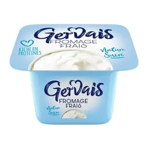 Fromage frais nature sucré 80g - GERVAIS