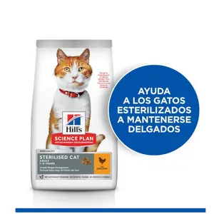 Hill's Plan scientifique Alimentation de chat de poulet stérilisé, 10kg