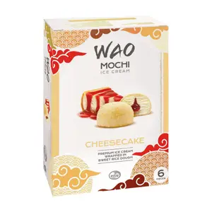 Mochis Glacé Saveur Cheesecake Framboise Wao 6 Pièces