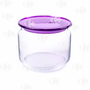 Bocal Hermétique en Verre avec Couvercle Violet Luminarc 0,5L