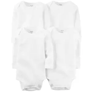 Lot de 4 Bodies Cotelés en coton bio-24mois