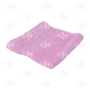 Serviette Carrée Rose Bonbon 30x30cm