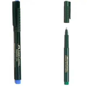 Stylo Fine Bleu & Vert 2 Unités