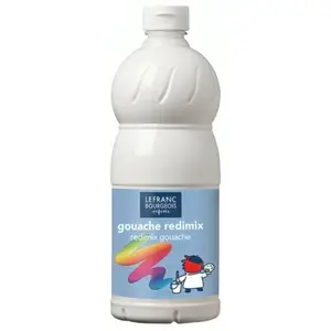 Peinture Gouache Liquide Blanc de 1L