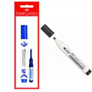 Marqueur de Tableau Bleu & Noir avec Recharge Gratuite 2 Unités