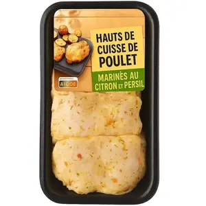 Hauts de Cuisse de Poulet Marinés au Citron et Persil Barquette 500g