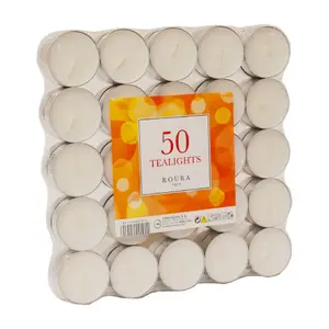 Bougies Chauffe Plats Roura 8h 50 unités