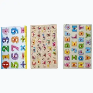 Puzzle Éducatif Alphabet Français, Arabe et Chiffres