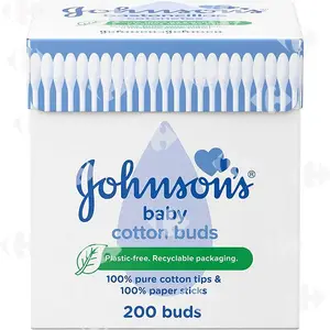 Cotons Tiges Johnson's baby 200 unités