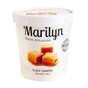 Marilyn glace artisanales caramel beurre sale 500ml